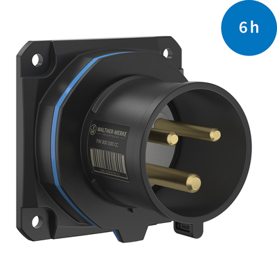 Walther Werke CEE NEO Anbaugerätestecker gerade 32A 3P 6h FW631306CC