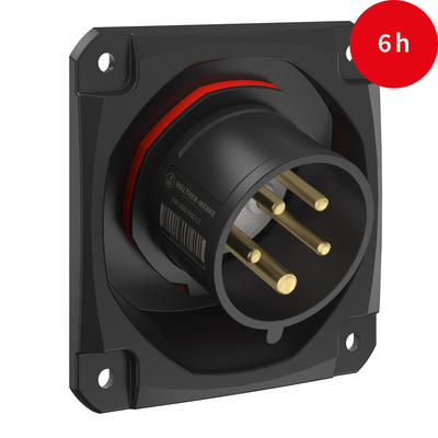 Walther Werke CEE NEO Anbaugerätestecker schräg 16A 5P 6h FW712506SK
