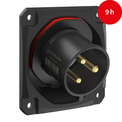 Walther Werke CEE NEO Anbaugerätestecker schräg 32A 3P 9h FW732309CC