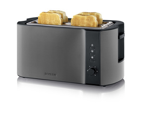Severin Langschlitztoaster Dark Inox Edition AT 9341