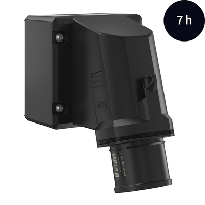Walther Werke CEE NEO Wandgerätestecker schräg 32A 3P 7h FW734307CC