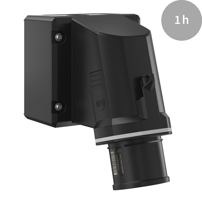 Walther Werke CEE NEO Wandgerätestecker schräg 32A 4P 1h FW734401CC