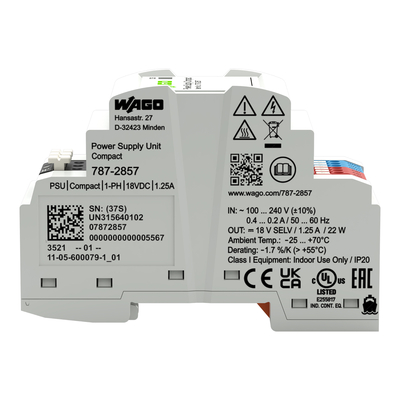 WAGO GmbH & Co. KG Stromversorgung DC18V, 1,25A 787-2857