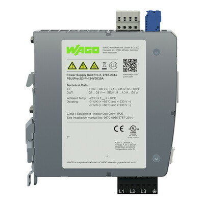 WAGO GmbH & Co. KG Stromversorgung Pro 2,3-phasig 2787-2344