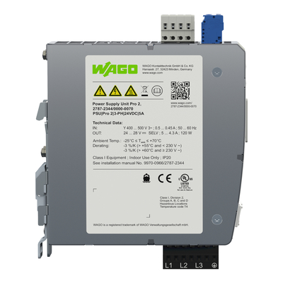 WAGO GmbH & Co. KG Stromversorgung,Pro 2,3 phasig 2787-2344/000-070