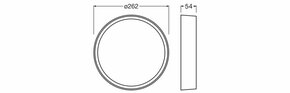 Ledvance Dekorationsring schwarz BLKH RD RING 250 BK