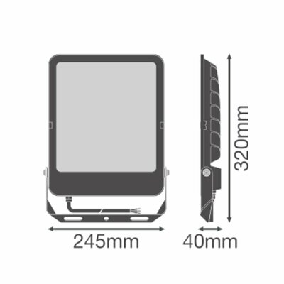 Ledvance LED-Fluter MC, ML, schwarz FLCOMP#4099854832260