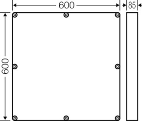 Hensel Zwischenrahmen Mi ZR 8
