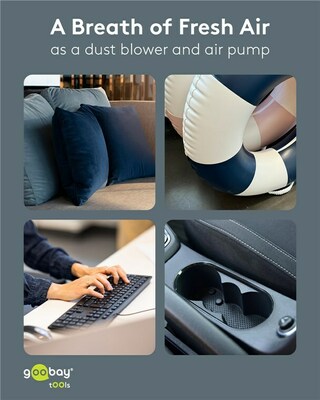 Goobay Akku-Staubgebläse USB-C-Ladeanschluss 77830