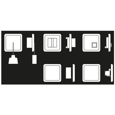Jung Notrufset NRS CD 0834-2 WW