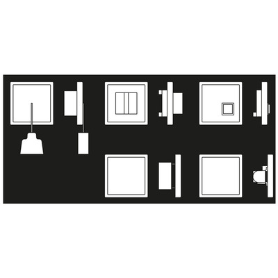 Jung Notrufset NRS LS 0834-2 WW