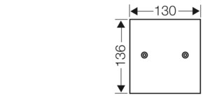 Hensel Montageplatte 4mm stark,f.KG 9002 KG MP 02