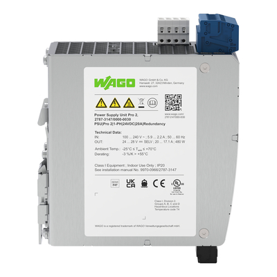 WAGO GmbH & Co. KG Stromversorgung Pro 2,1-phasig 2787-3147/000-030