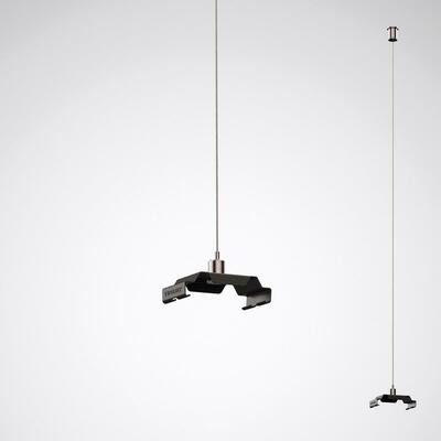 Trilux Seilaufhängung schwarz A01DSX/1500 078 05