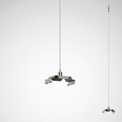 Trilux Seilaufhängung silber A01DSXOE/1500 078 03