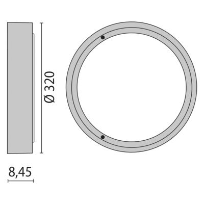 Performance in Light Wand- und Deckenleuchte 70 LED, 4000K 304161