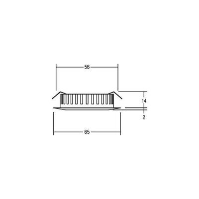 Brumberg Leuchten LED-Einbauleuchte 12V DC, chrom 12109023