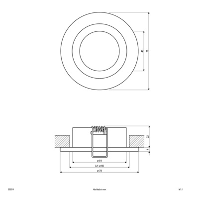 EVN Lichttechnik NV-Einbauleuchte 503014
