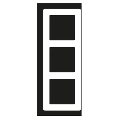 Jung Rahmen 3-fach waage/senkrecht AF 583 BF WW