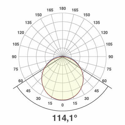 EVN Lichttechnik LED Deckenanbauleuchte 1213mm, 3000K 3900lm L12134802W