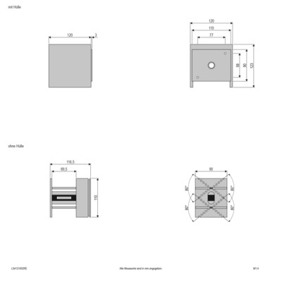 EVN Lichttechnik LED Wandanbauleuchte IP54 230V 2x 3000K L54121502RE