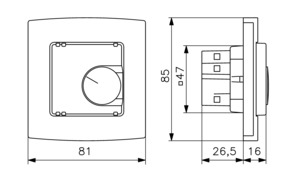 Alre-it Raumhygrostat 35-85%r.H., Wechsler FHY 101.060#21