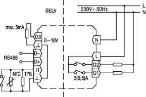 Alre-it BACnet Einzelraumregler 50x50, reinweiß KTRBUu217.456#07