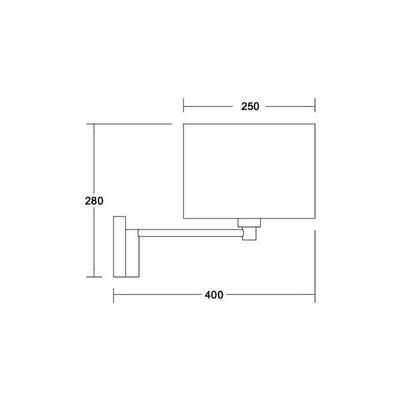 Brumberg Leuchten Wandleuchte 1x E27 max. 60W 58111020