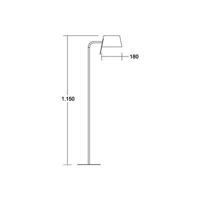 Brumberg Leuchten Stehleuchte 1xG9 max. 48W 58120150