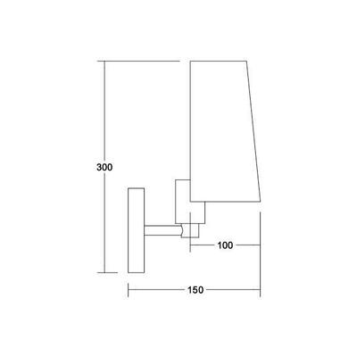 Brumberg Leuchten Wandleuchte 1x E27 max. 60W 58172150