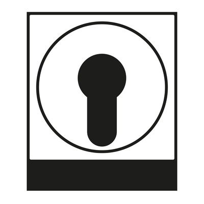 Jung Abdeckung f.Schluesselschalter A 528 PL SWM