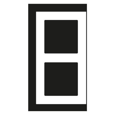 Jung Rahmen 2-fach A 550 A 5582 BF SWM