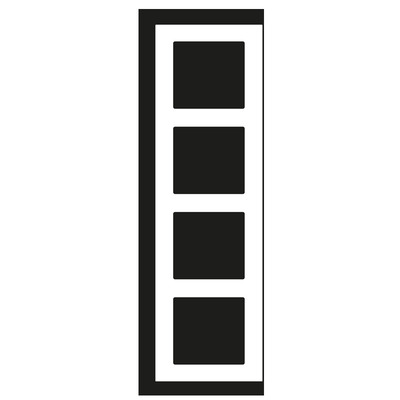 Jung Rahmen A 550 A 5584 BF WWM