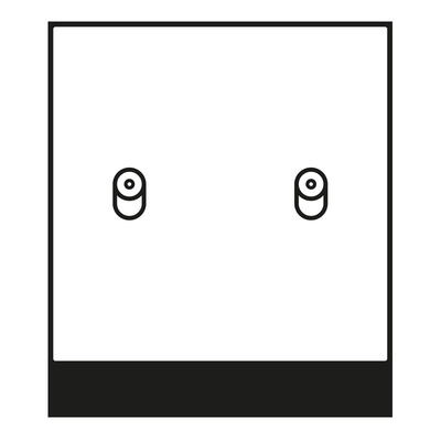 Jung Abdeckung 1-fach mit 1 Kipphebel KO AL 12-5 KO R 0