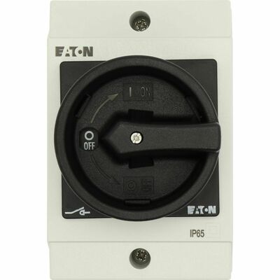Eaton Hauptschalter 3polig 20A Aufbau 1Ö Halt-F. T0-2-113/I1/SVB-SW