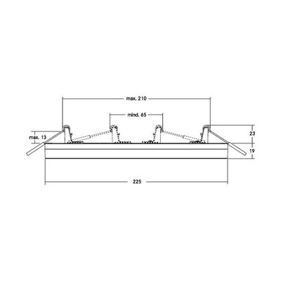 Brumberg Leuchten LED-An-und Einbaupanel 230V DA 65-210mm 12206073