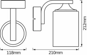 Ledvance Wandleuchte E27 WOOD DECOR ENDURACLASS.CYLE27WD
