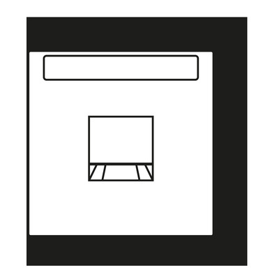 Jung Abdeckung 1-fach f.MJ NA WE AMP, Rad. LS 1969-1 NA WE WW