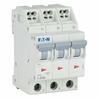Eaton Leitungsschutzschalter B 16A, 3p Steckkl. PLI-B16/3