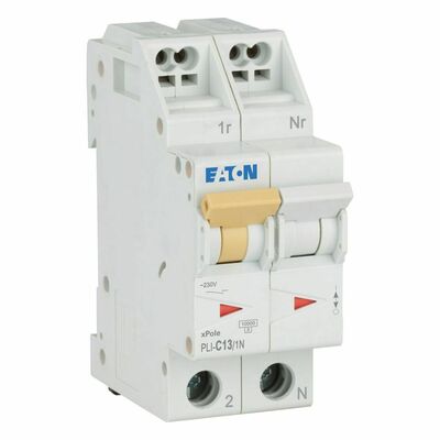 Eaton Leitungsschutzschalter C 13A, 1p+N Steckkl. PLI-C13/1N