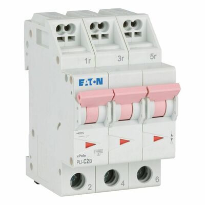 Eaton Leitungsschutzschalter C 2A, 3p Steckkl. PLI-C2/3