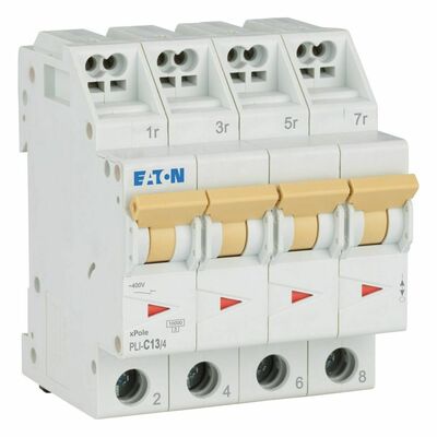 Eaton Leitungsschutzschalter C 13A, 4p Steckkl. PLI-C13/4