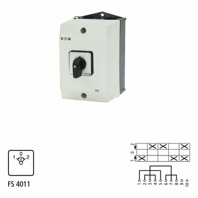 Eaton Wendeschalter T3 32A Aufbau tastend T3-3-8228/I2