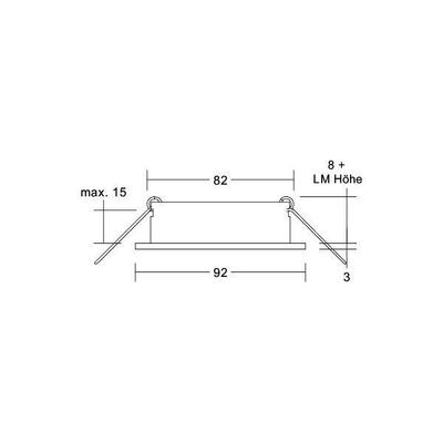 Brumberg Leuchten Einbaumodul rund 45007560