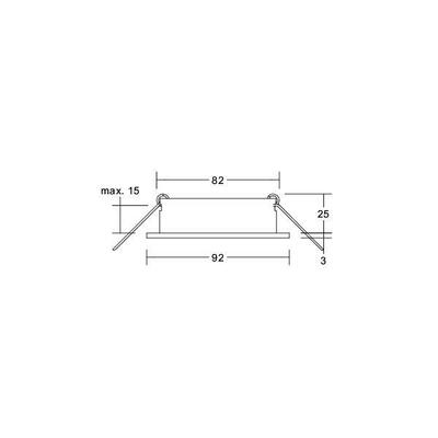 Brumberg Leuchten Einbaumodul rund 45008550