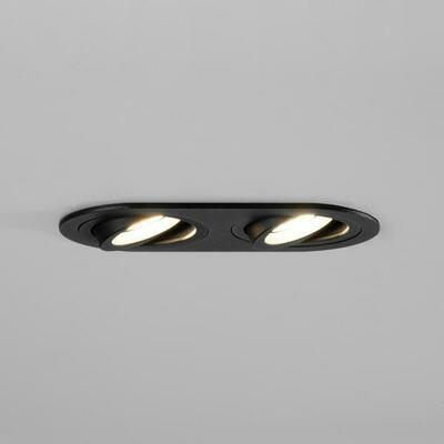 Brumberg Leuchten Einbaumodul oval strukturschwarz 45020180