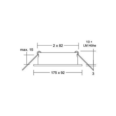 Brumberg Leuchten Einbaumodul oval 45020550