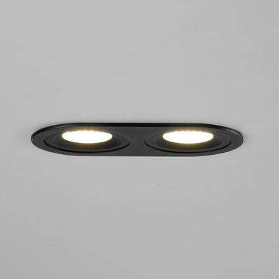 Brumberg Leuchten Einbaumodul oval strukturschwarz 45021180