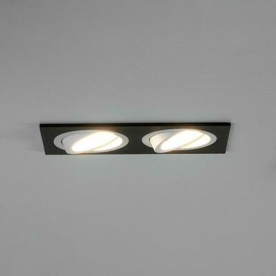 Brumberg Leuchten Einbaumodul rechteckig 2-fach 45023560