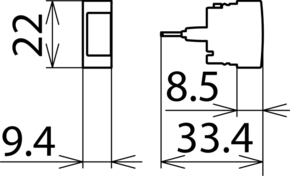 DEHN ÜS-Ableiter DEHNrapid LSA Schutzstecker DRL RD 48